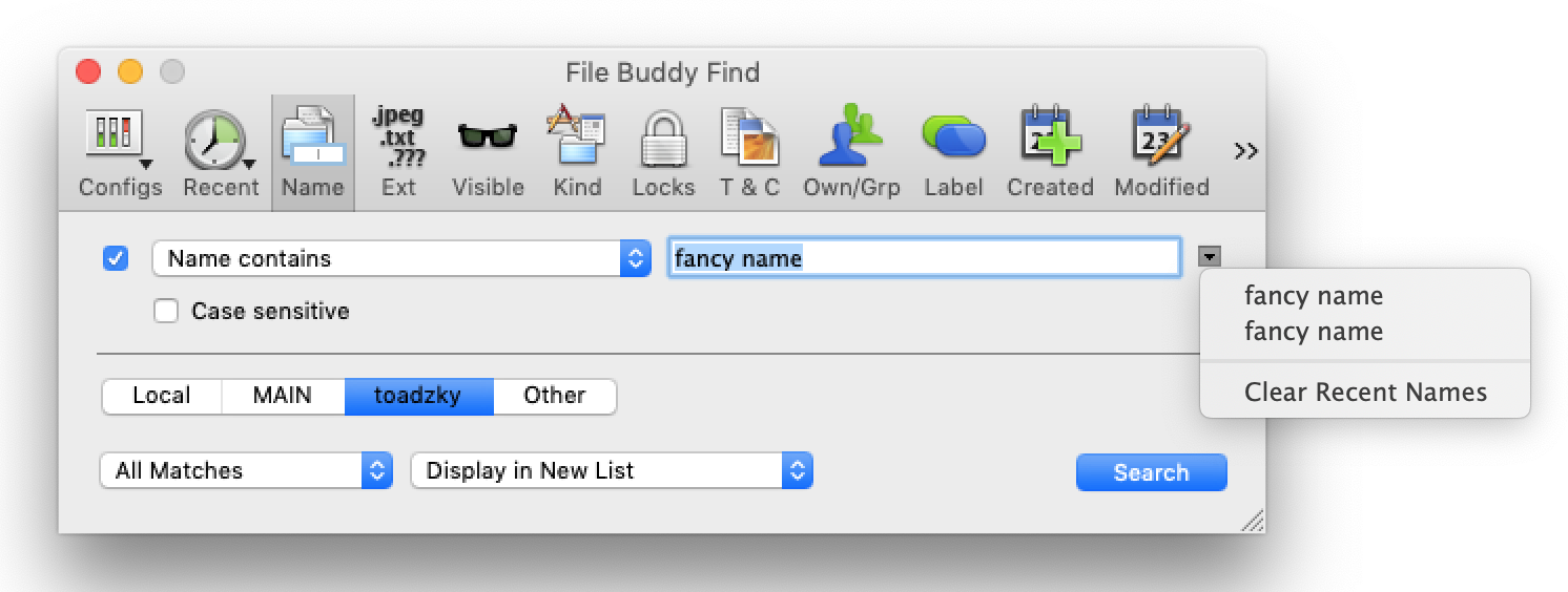 File Buddy 10 Name History